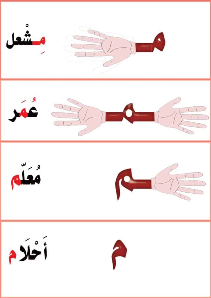م – حرف الميم – بجميع أشكاله - لرئيسية - حروف